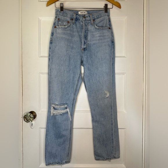 AGOLDE Riley High Rise Straight Crop - Picture 8 of 16